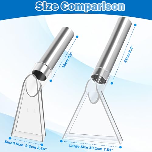 Happy Tree Hand Tool with Large 7-1/2" Clear Head for Upholstery & Carpet Cleaning, Turn Wet-Dry Vac into an Extractor, Detailing Wand Extractor Vacuum Cleaner - size: Large without Water Hose & Spray Nozzle