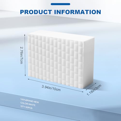 Extra-Thick Melamine Sponge Erasers, 3.94 x 2.76 x 1.18 in, 21 Count - size: 21 Ct (Ultra-Durable)