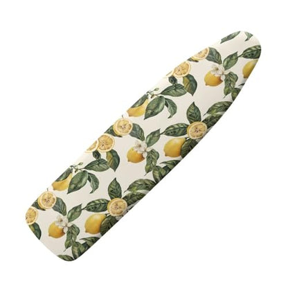 Cute Lemon Ironing Board Cover and Pad Standard Ironing Board Cover with Elastic Edge and Hook and Loop Fasteners Heat-Reflective Fabric - color: Cute Lemon