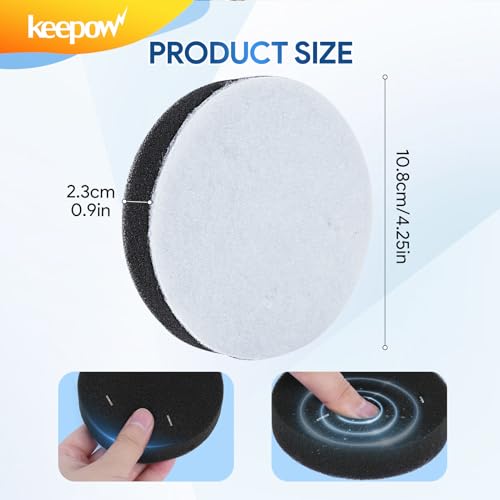 KEEPOW Replacement Vacuum Filter Compatible with Eureka NEU100 NEU10AE5 - size: 5 Pack