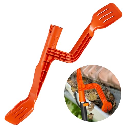 Gutter Cleaning Tools by KINGLEV (Without Pole) - color: Orange
