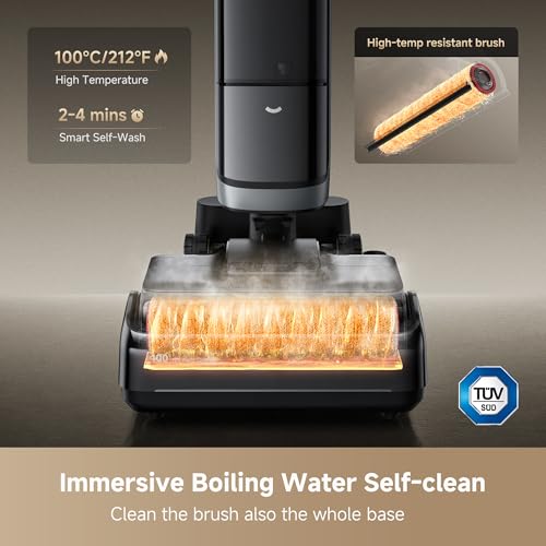 dreame H15 Pro Heat Wet Dry Vacuum and Mop, 185°F Hot Water Floor Cleaning