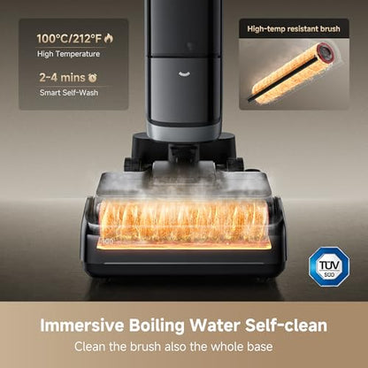 dreame H15 Pro Heat Wet Dry Vacuum and Mop, 185°F Hot Water Floor Cleaning