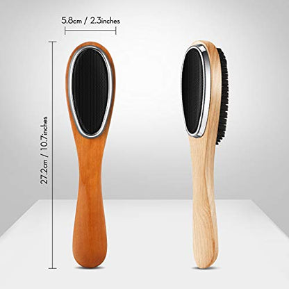2 Pieces 3 in 1 Lint Cloth Brush Double Sided Garment Brush Lint Remover