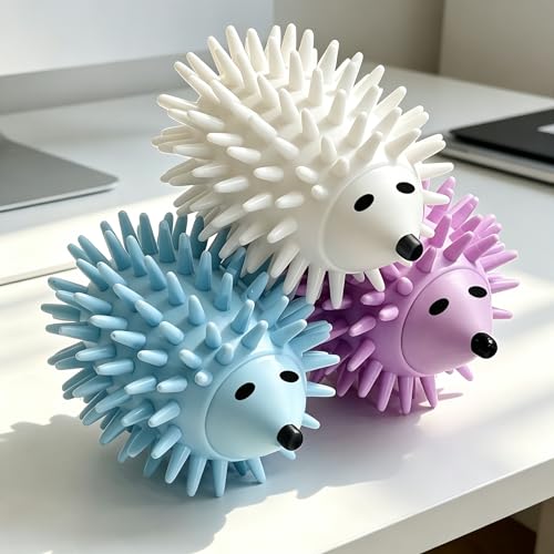 2Pcs Reusable Hedgehog Ornaments Cute Anti-Tangle Laundry Helper