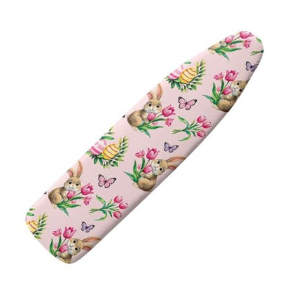 Cute Bunny Ironing Board Cover Butterfly Ironing Board Pad Protective Cover Iron Board Cover Accessories Replacement Tablecloths with Elastic Edge Washable - color: Cute Bunny Butterfly