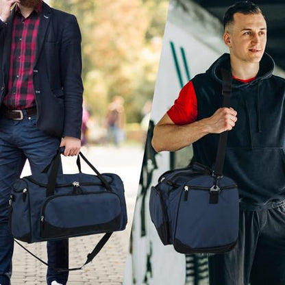 Uarition Gym Bag for Men & Women - 50L Large Travel Duffle Bag, Navy Blue - color: Navy Blue