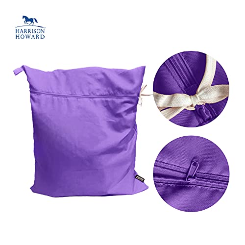 Pet Washing Bag Dog Cat Horse Hair Laundry Bag for Rug Sheet Boots Pets Laundry Helper by Harrison Howard Light Purple - color: Light Purple