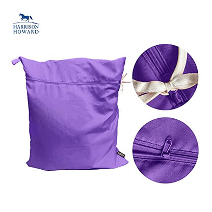 Pet Washing Bag Dog Cat Horse Hair Laundry Bag for Rug Sheet Boots Pets Laundry Helper by Harrison Howard Light Purple - color: Light Purple