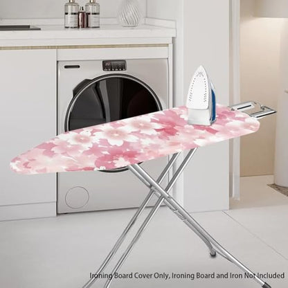 Cherry Blossom Ironing Board Covers Heavy-Duty Fabric Non Slip Padded Ironing Board Covers Non, Easy to Install - color: Cherry Blossom