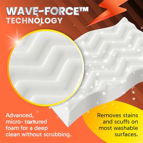Tough Stain Eraser Sponges, 2 Pack Magic Cleaning Pads