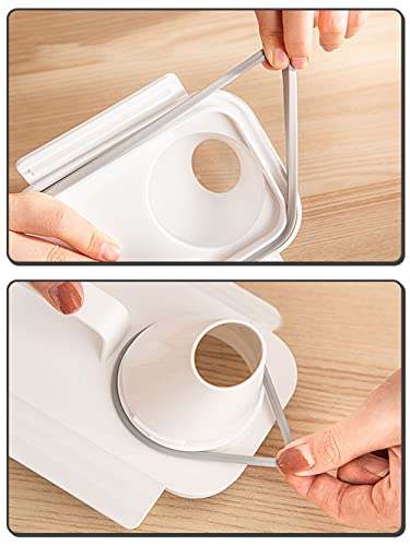 [2 Pack] Laundry Detergent Dispenser for Laundry Room Organization and Storage,78 Oz Laundry Soap Dispenser,Liquid Laundry Detergent Dispenser with 4 Removable Labels,BPA Free & PET Plastic, Clear - style: 2300ml