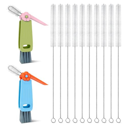 3-in-1 Lid Cleaning Brush Set, Multifunctional Bottle Cleaning Brush