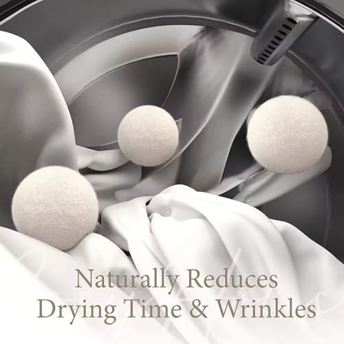 5PCS Clothes Wool Dryer Balls, Laundry Tumble Dryer Balls, 5cm Dryer Balls Laundry Softener, Reusable Home Washing Machine Accessories
