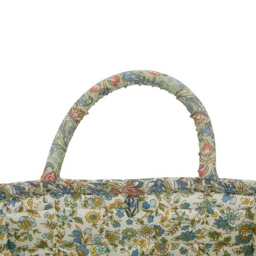 Boho Fabric Storage Basket, Large Capacity Laundry Basket, 12.2'' x 10.23'' x 10.23'' Collapsible Laundry Hamper with Easy Carry Handles (C Multi-Color 10, L) - color: C Multi-Color 10