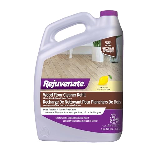 Rejuvenate Wood Floor Cleaner Refill 1 Gal, Lemon Scent - size: 128 Fl Oz (Pack of 1)