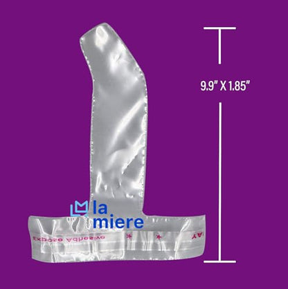 LA MIERE 12Boxes 4.33" X 1" Dental Curing Light Cover, Curing Light/Ultra Led Sleeves, Disposable Implant Protective Cover Fits 11 mm Tip Head - size: Head 4.33" X 1"