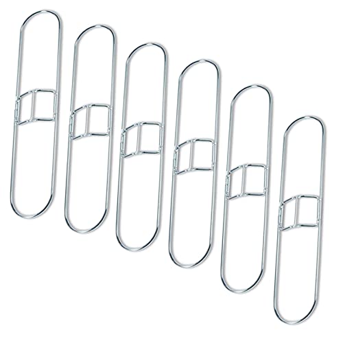 KLEEN HANDLER Commercial 24-Inch Clip On Dust Mop Frame, Pack of 6 - color: Steel Frame - 24 Inch, size: 6 Pack
