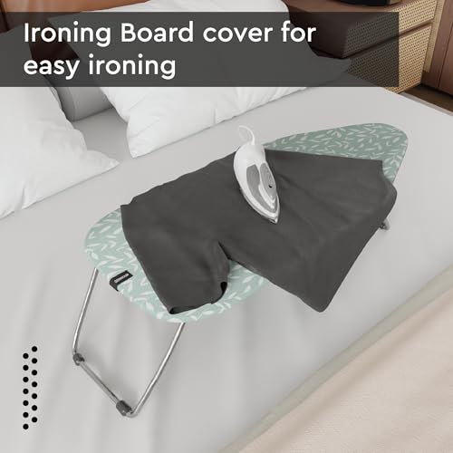 Encasa XO Ironing Board Cover and Pad, Thick Felt 28"x12" - color: Green Leaflet, size: Mini (28"x12")