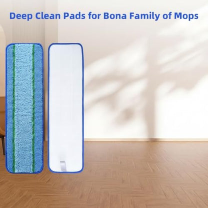 6 Pack Deep Clean Pads for Bona Family of Mops - color: 6 Deep Cleaing Pads