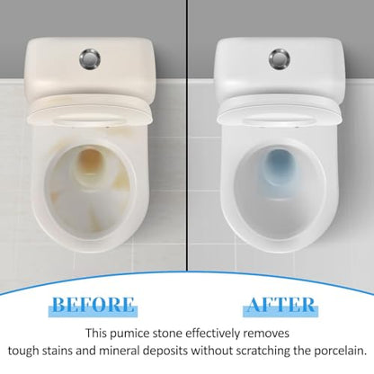 4 Pack Toilet Pumice Stone with Handle,Pumice Stone Toilet Bowl Cleaner