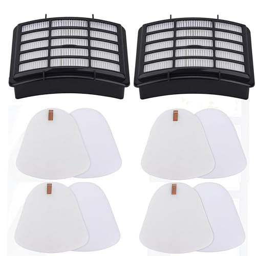 Vacuum Filters Replacement for Shark Navigator Lift-Away Vacuum NV350,NV351,NV352,NV355,NV360,NV370, UV440,UV490,UV540,CU510, CU512, CU500, CU520 - Replacement XFF350 XHF350 - color: For NV350 etc 2 HEPA Filter, 4 Foam & 4 Faux Felt Filters