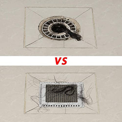 Aojuxix Shower Drain Hair Catcher/Drain Protector/Shower Drain Cover - color: Dark Gray, size: 6 inch
