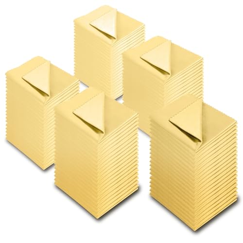 AAwipes Eyeglasses Cleaning Cloth Glasses Cloths 5.5"x5.5" 100pcs Yellow - color: Yellow