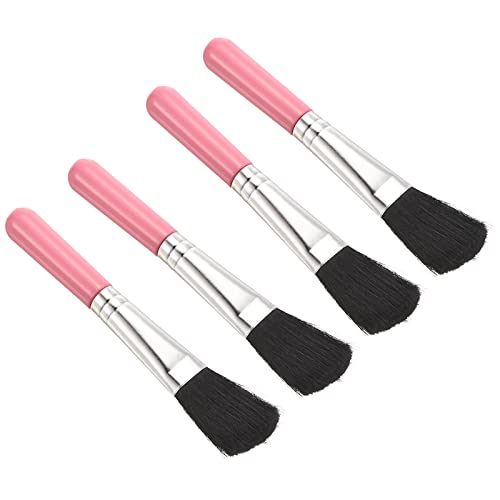 PATIKIL Succulent Cleaning Brush 4Pack 125mm Black Gardening Tools Plant Brush for Garden Pink Handle - color: Pink