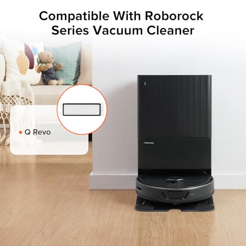 roborock 2 Pack Washable Filter Replacement Parts Compatible ONLY with Q Revo & Qrevo 2R3W (Not for other Qrevo models) - size: Filter-B
