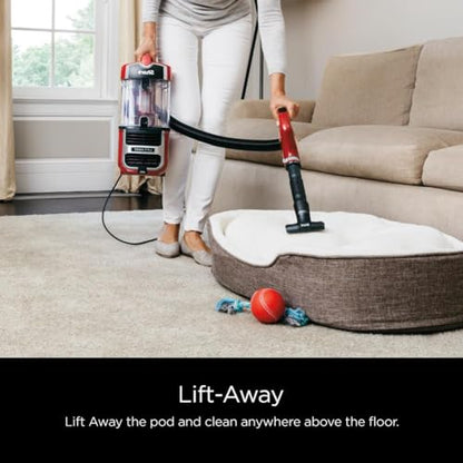 Shark ZU561 Navigator Lift-Away Speed Self Cleaning Brushroll Lightweight Upright Vacuum with HEPA Filter, Red Peony - style: Navigator Lift-Away w/Self-Clean Brush