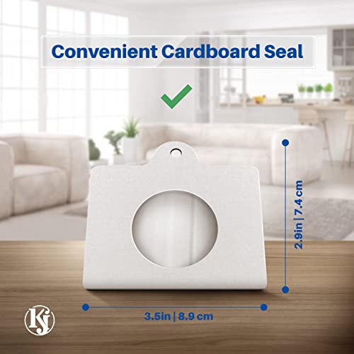 K&J 12-Pack Vacuum Bags, Compatible with Kenmore Q/C, 5055, 50557, 50558, 400 Series, 600 Series, and Panasonic C-5 Canister Vacuums