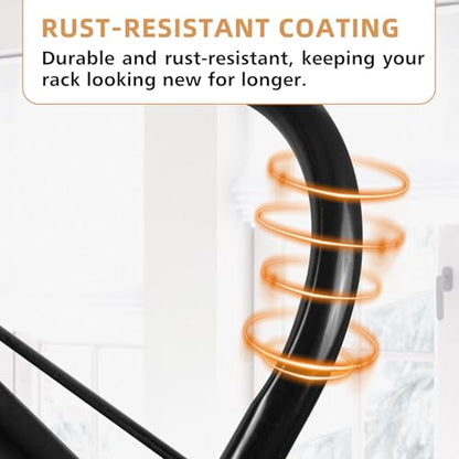 Foldable Clothes Drying Rack Laundry Drying Rack Black