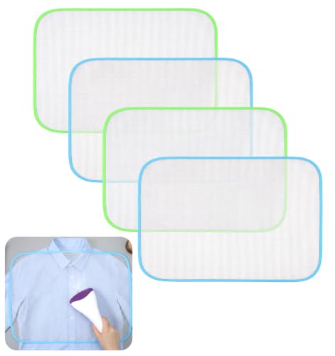 4Pcs Pressing Cloth for Ironing, Durable Pressing Cloth to Protect Clothes