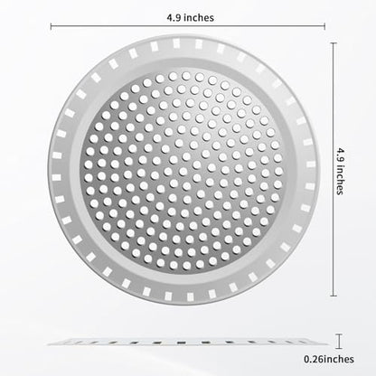 Aojuxix Shower Drain Hair Catcher/Drain Protector/Shower Drain Cover - color: Gray Gray, size: 4 inch