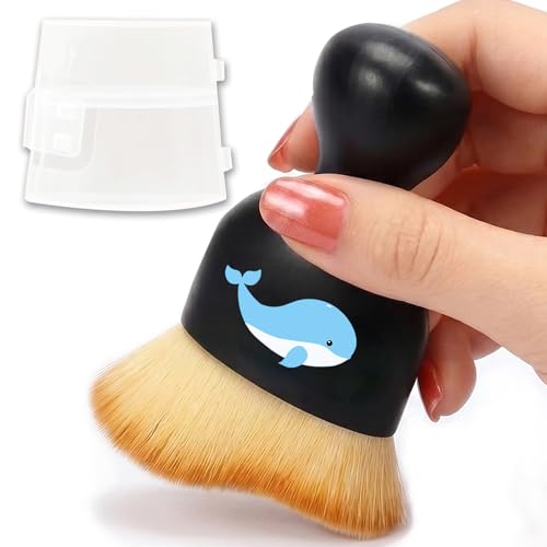 Dolphin Car Detailing Brush Soft Bristle Automotive Interior Cleaning Brush - color: Dolphin