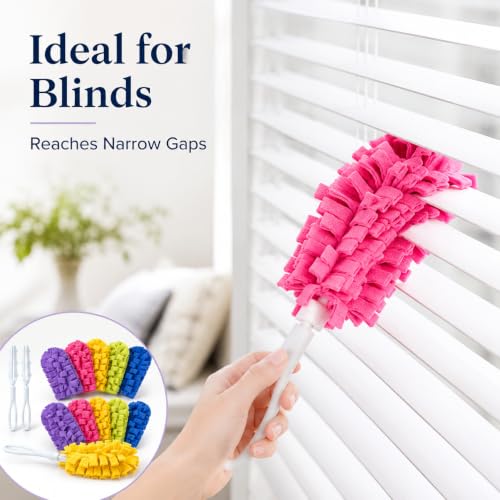 10 Pack Duster Refills with 2 Dusting Wands Reusable Pads
