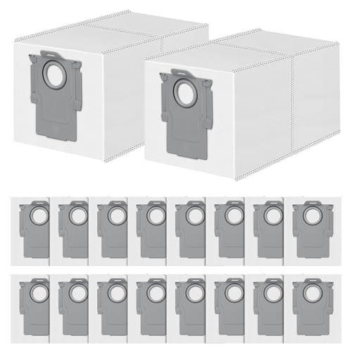 18 Pack Dust Bag for Roborock Qrevo S Pro/QV 35A/Edge 2/3 Pro/Saros 10R/20 - size: Qrevo/Saros Series Bags 18 Pack
