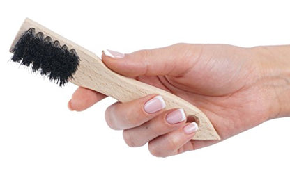 KONEX Laundry Brush - European Economy Laundry Brush for Stains on Clothes, Incredible Stain Remover with Sturdy Bristles, Convenient Handheld Design for Effortless Cleaning - color: Black