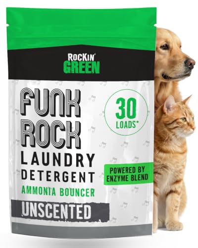 Rockin' Green Pre-Soak Laundry Detergent Unscented Funk Rock 30 Loads - size: 30 Loads