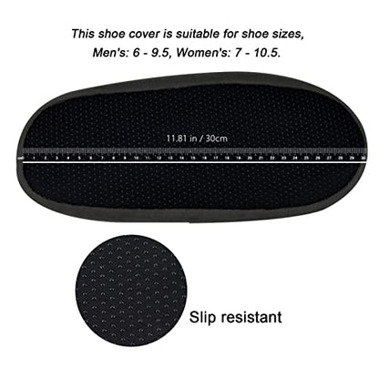 LAKE OF FIRE 5-Pair Reusable Shoe Covers, Non-Slip, Washable, and Thickened Boot Covers for Floor and Carpet Protection - color: A-5 Colors