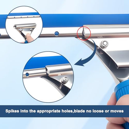 Professional Window Cleaning Kit, 14" Squeegee with 15" Scrubber