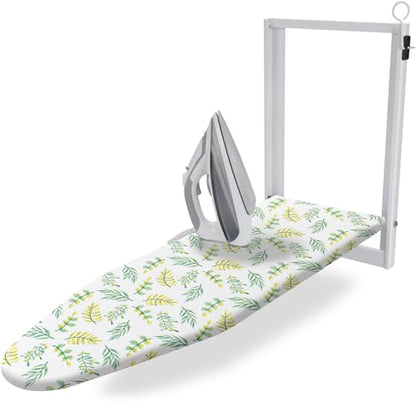SheeChung Wall Mounted Ironing Board 36"X12",Foldable Ironing Board,Yellow - style: 36x12-Wall Mounted Green