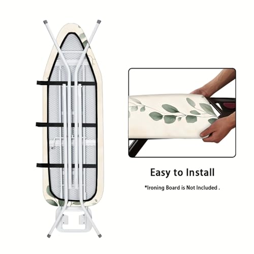 Nuxovilar Eucalyptus Leaves Ironing Board Cover 15x54 Polyester - color: Yph01007