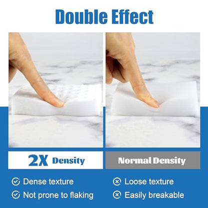 20 Pack Magic Sponges Cleaning Eraser, 2X Density Melamine Sponges