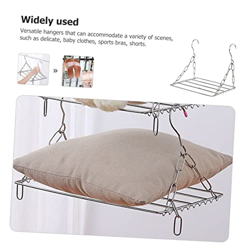 MAGICLULU Multi-Functional Shoes Drying Rack Balcony Stainless Steel Shoe Hanging Racks Drying Clothes Clothes Dryer Window Drying Outdoor Hanging Drying