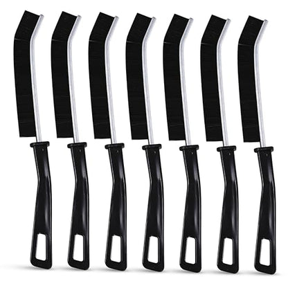 7Pcs Crevice Cleaning Brush, Gap Brush for Cleaning Hard Bristle Cleaning Tools for Baseboard Mesh Screen Sliding Door Track, Bathroom, Shower, Window, Household Use Scrub Brushes for Deep Cleaning