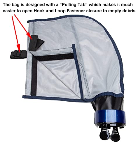 ATIE Innovative Design Pool Cleaner Double Chamber All Purpose SuperBag 39-310 with Hook and Loop Fastener Closure for 3900 Sport and P39 Pool Cleaners SuperBag 39-310 - style: 1 Pack
