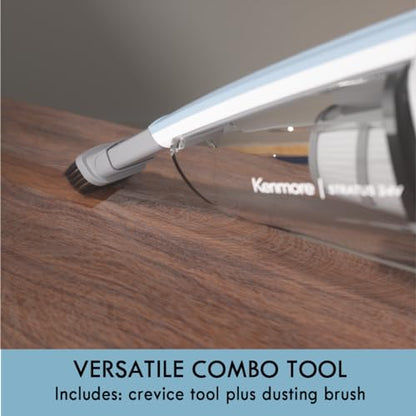 Kenmore DS1020 16V Cordless Stick Vacuum Lightweight 2-in-1 Handheld - style: Gray-Blue