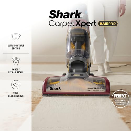 Shark CarpetXpert HairPro, Upright Carpet & Area Rug Cleaner, EX221BRN - style: CarpetXpert HairPro